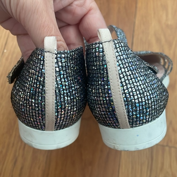 SJP Meteor Silver Scintillate Sandals 36 - Picture 9 of 13